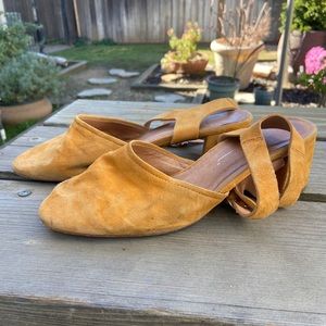 Mustard Yellow Suede Shoes